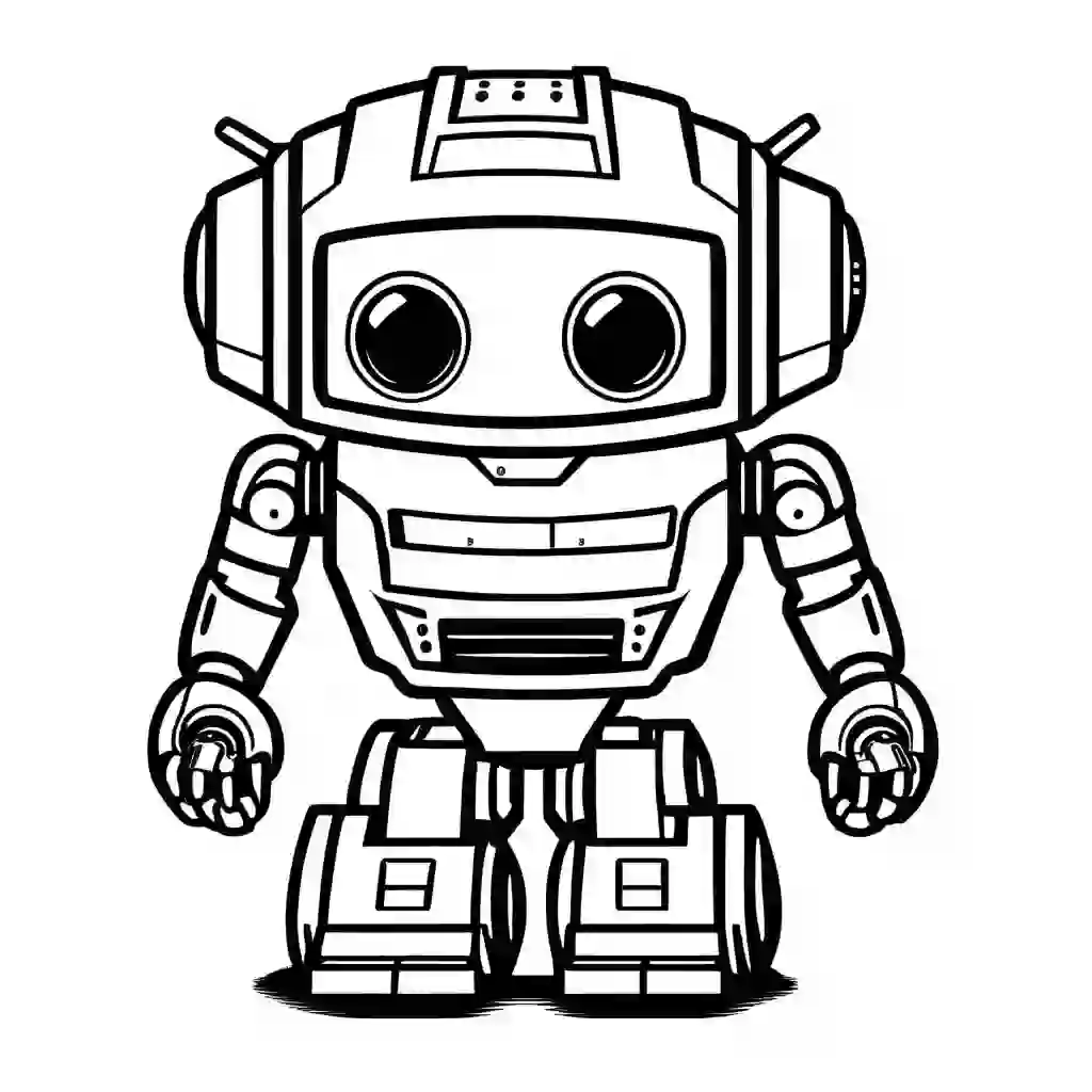 Pick and Place Robot coloring pages